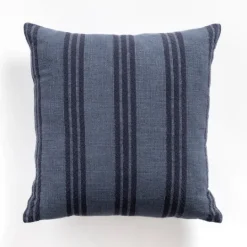 Kirkland's Home Navy Providence Stripe Pillow- Pillows