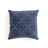 Kirkland's Home Navy Quilted Crosshatch Pillow- Pillows