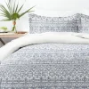 Kirkland's Home Navy Rustic 3-Pc. King Duvet Cover Set- Duvets