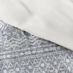 Kirkland's Home Navy Rustic 3-Pc. King Duvet Cover Set- Duvets