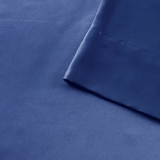 Kirkland's Home Navy Satin Standard 2-Pc. Pillow Case Set- Bed Sheets