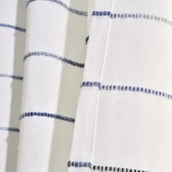 Kirkland's Home Navy Stripe Ombre Shower Curtain- Shower Curtains