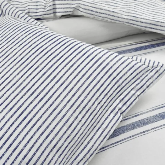 Kirkland's Home Navy Stripe 3-Pc. King Comforter Set- Comforters