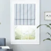 Kirkland's Home Navy Stripe Ricci Blackout Curtain Shade, 27 In.- Curtains & Drapes