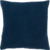 Kirkland's Home Navy Subtle Striped Oversized Pillow- Pillows