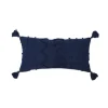 Kirkland's Home Navy Textured Lumbar Pillow- Pillows