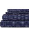 Kirkland's Home Navy Tiny Hearts 3-Pc. Twin Sheet Set- Bed Sheets