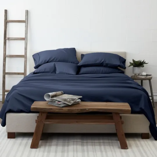 Kirkland's Home Navy Ultra Soft 6-Pc. Queen Sheet Set- Bed Sheets
