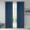 Kirkland's Home Navy Velvet Greta Curtain Panel Set, 84 In.- Curtains & Drapes