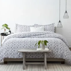 Kirkland's Home Navy Vines 3-Pc. King Duvet Cover Set- Duvets