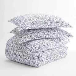 Kirkland's Home Navy Vines 3-Pc. King Duvet Cover Set- Duvets