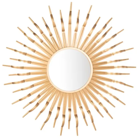 Kirkland's Home Naya Golden Sunburst Wall Mirror- Decorative Mirrors