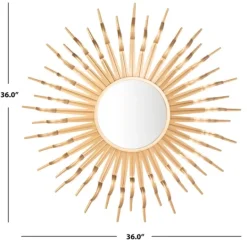 Kirkland's Home Naya Golden Sunburst Wall Mirror- Decorative Mirrors