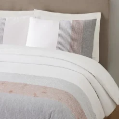 Kirkland's Home Neapolitan Gray 3-Pc. Queen Duvet Set- Duvets