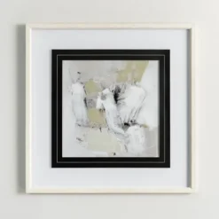 Kirkland's Home Neutral Abstract Matted Ii Framed Art Print- Framed Art
