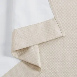 Kirkland's Home Neutral Basketweave Curtain Panel Set, 84 In.- Curtains & Drapes