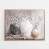 Kirkland's Home Neutral Botanical Vases Framed Canvas Art Print- Canvas Art