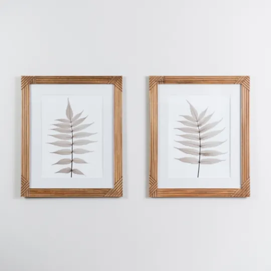 Kirkland's Home Neutral Fern Ii Framed Art Print- Framed Art