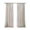 Kirkland's Home Neutral Linen Blend Curtain Panel Set, 84 In- Curtains & Drapes