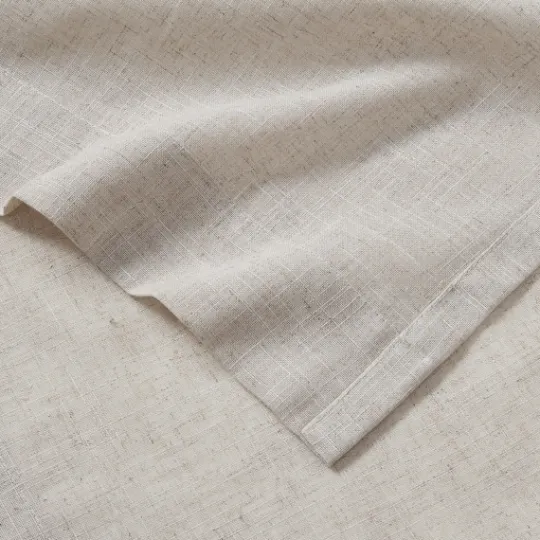 Kirkland's Home Neutral Linen Blend Curtain Panel Set, 84 In- Curtains & Drapes