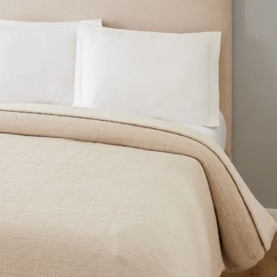 Kirkland's Home Neutral Maren King Bed Blanket- Bedspreads & Coverlets