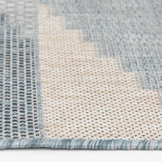 Kirkland's Home Neutral Melbourne Indoor/Outdoor Area Rug, 5X7- Outdoor Rugs