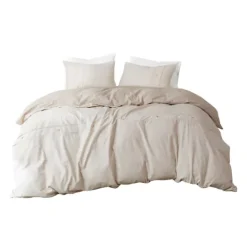 Kirkland's Home Neutral Oversized 3-Pc. King Duvet Cover Set- Duvets