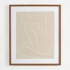 Kirkland's Home Neutral Sketched Lady Framed Art Print- Framed Art