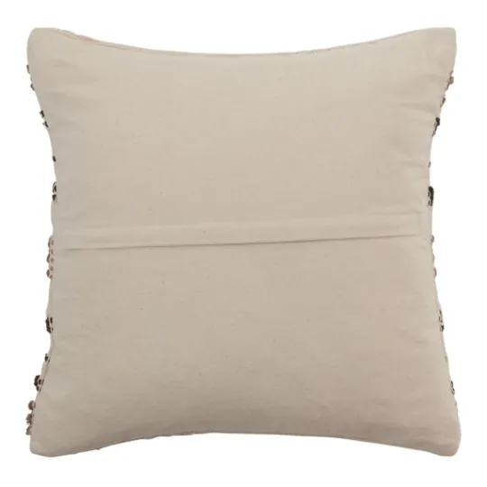 Kirkland's Home Neutral Striped Woven Square Throw Pillow- Pillows