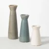 Kirkland's Home Neutral Wide Mouth Vases, Set Of 3- Vases