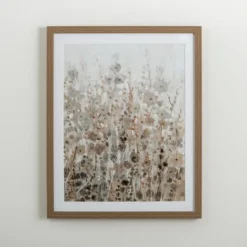 Kirkland's Home Neutral Wildflowers Ii Framed Art Print- Framed Art