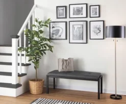 Kirkland's Home Nickel And Metal Shade Floor Lamp- Floor Lamps