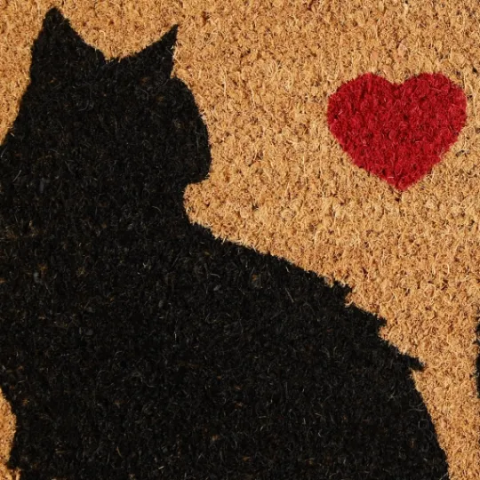 Kirkland's Home Not Home Without A Cat Coir Doormat- Doormats