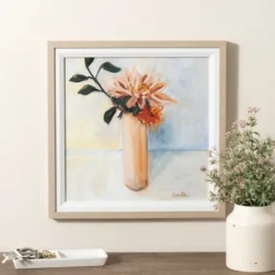 Kirkland's Home November Mum Framed Art Print- Framed Art