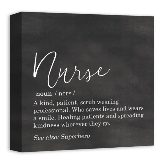 Kirkland's Home Nurse Definition Canvas Art Print- Wall Quotes & Signs