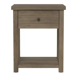 Kirkland's Home Oak Bailie Wooden Side Table- Accent & End Tables