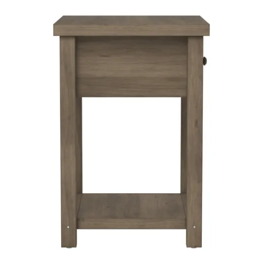 Kirkland's Home Oak Bailie Wooden Side Table- Accent & End Tables
