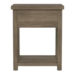 Kirkland's Home Oak Bailie Wooden Side Table- Accent & End Tables