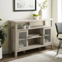 Kirkland's Home Oak Rustic Wood Tv Stand- Tv Stands & Media Consoles