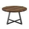 Kirkland's Home Oak Urban Rustic Round Coffee Table- Coffee Tables