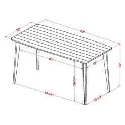 Kirkland's Home Oak Wood And Metal Dining Table- Dining Tables