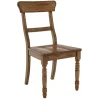 Kirkland's Home Oak Wood Ladder Back Dining Chairs, Set Of 2- Dining Chairs