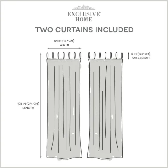 Kirkland's Home Oatmeal Braided 2-Pc. Curtain Panel Set, 108 In.- Curtains & Drapes