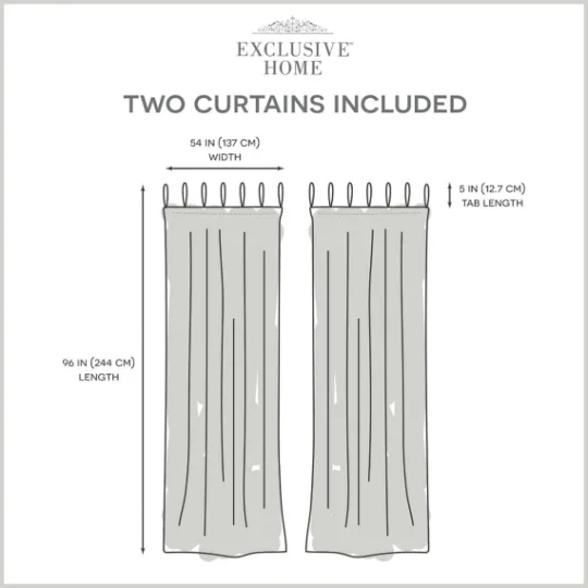 Kirkland's Home Oatmeal Braided 2-Pc. Curtain Panel Set, 96 In.- Curtains & Drapes