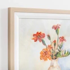 Kirkland's Home October Marigold Framed Art Print- Framed Art