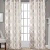 Kirkland's Home Off White Metallic Curtain Panel Set, 96 In.- Curtains & Drapes