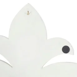 Kirkland's Home Off-White Distressed Fleur De Lis Wall Decoration- Wall Plaques
