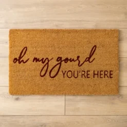 Kirkland's Home Oh My Gourd You'Re Here Coir Harvest Welcome Mat- Doormats