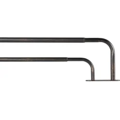 Kirkland's Home Oiled Bronze Fetter Double Curtain Rod, 120 In.- Curtain Rods & Hardware