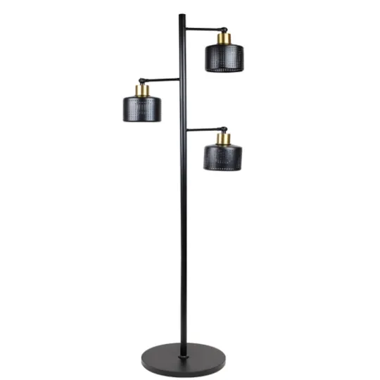 Kirkland's Home Oiled Bronze 3-Light Cage Tree Floor Lamp- Floor Lamps